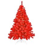 Piros műfenyő 120cm 230-ág HOP1001589