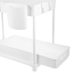 Mosogató alá helyezhető 2-szintes rendszerező állvány 2db fehér HOP1001646-1