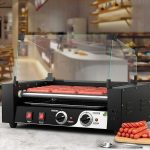 Görgős virsli sütő-melegítő gép HOT DOG készítéshez HOP1001653