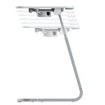 Állítható magasságú reggelizőasztal tablettartóval szürke HOP1001661-1