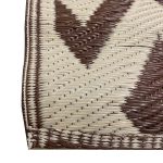 Kültéri szőnyeg kétoldalas 180x120 cm barna HOP1001744-2