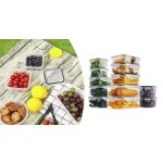 24-részes műanyag frissentartó doboz készlet HOP1001754