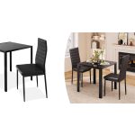 2-személyes étkezőgarnitúra üvegasztallal HOP1001759