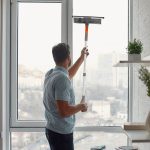 2az1-ben ablakmosó szett hosszabbítható nyéllel HOP1001762