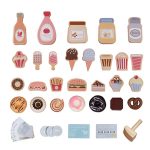 Játék fa szupermarket kiegészítőkkel HOP1001765