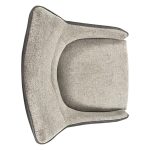 Teddy szék fordított színekkel bézs-szürke/szürke-bézs 2db HOP1001779