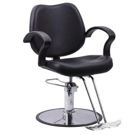 Fodrász szék állítható magassággal fekete HOP1001842