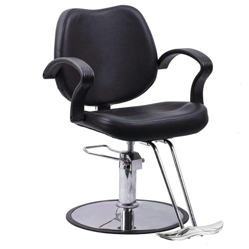 Fodrász szék állítható magassággal fekete HOP1001842