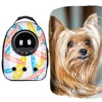 Kisállathordozó hátizsák levélmintás HOP1001846-6