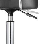 Háttámlás kozmetikai szék fekete HOP1001851-1