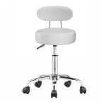 Háttámlás kozmetikai szék fehér HOP1001851-2