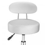 Háttámlás kozmetikai szék fehér HOP1001851-2