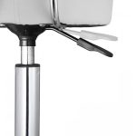 Háttámlás kozmetikai szék fehér HOP1001851-2