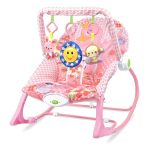 Rezgő zenélő pihenőszék rózsaszín 18kg-ig HOP1001853