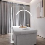 Moon félhold alakú kozmetikai állólámpa fehér HOP1001866