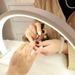 Moon félhold alakú kozmetikai asztali lámpa HOP1001867