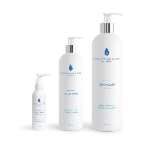 OXYGENI DETOX WASH Sampon Arclemosó Tusfürdő
